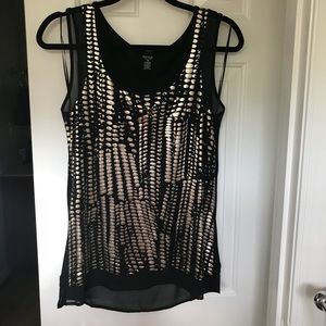 Like new black and gold Anna camisole